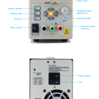 OWON P4305 ~ 1x 0-30V/0-5A, 150W programozható labortápegység